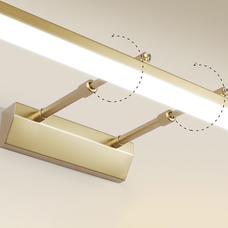 Stretchable Bathroom LED Vanity Wall Light Contemporary Linear Wall Sconce Lighting