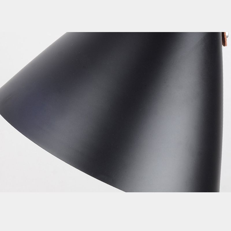 Modern Macaron colgante cónico de metal ligero de metal de 1 luz para la mesa del comedor