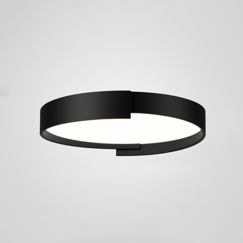 Gelakte ijzeren LED-plafondarmatuur in moderne, creatieve stijl acryl ronde inbouwmontage voor slaapkamer