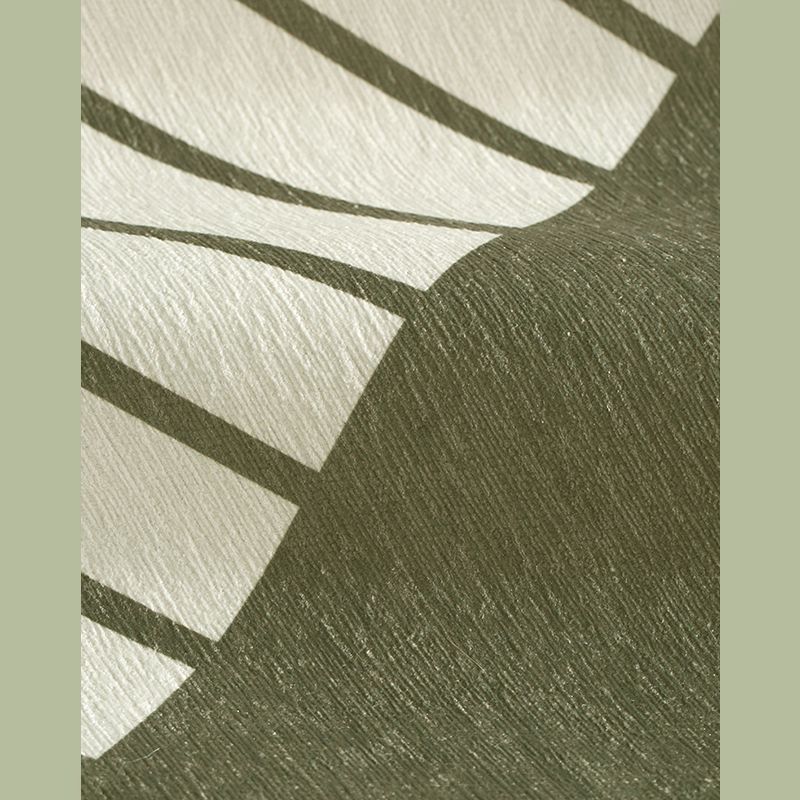 Colorful Modern Area Rug Green Color Block Carpet Stain Resistant Washable Rug for Living Room