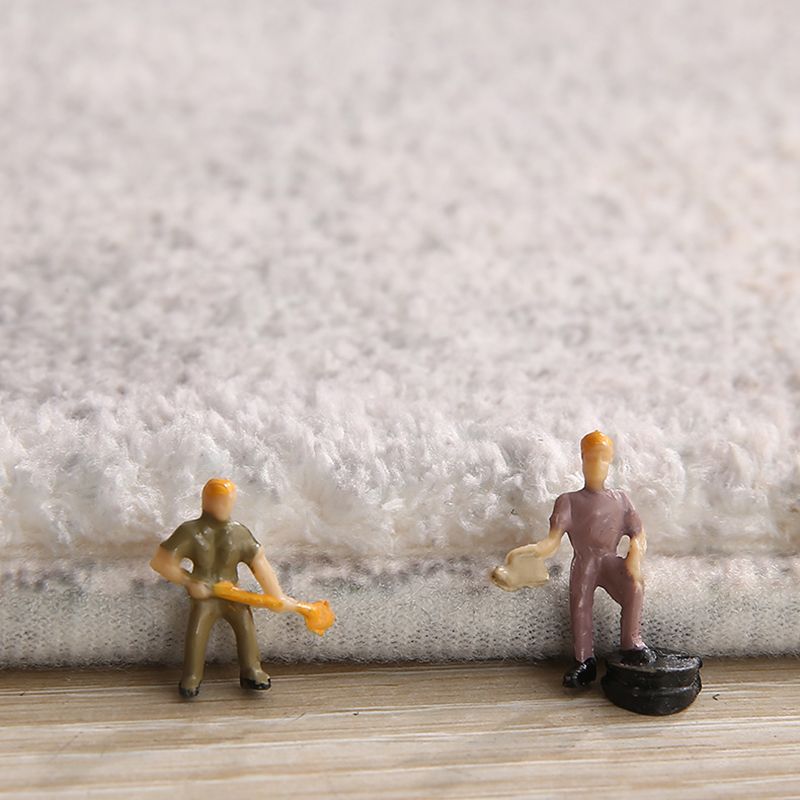 Beige Simple Rug Polyester Graphic Rug Stain Resistant Rug Washable Rug for Living