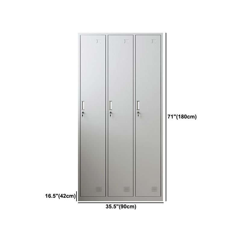 Steel Wardrobe Cabinet Contemporary Hinged Wardrobe Armoire for Home