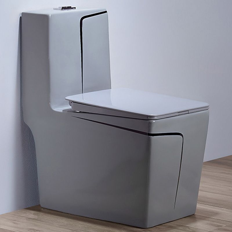 Traditional Floor Mount Toilet Seat Included Toilet Bowl for Bathroom