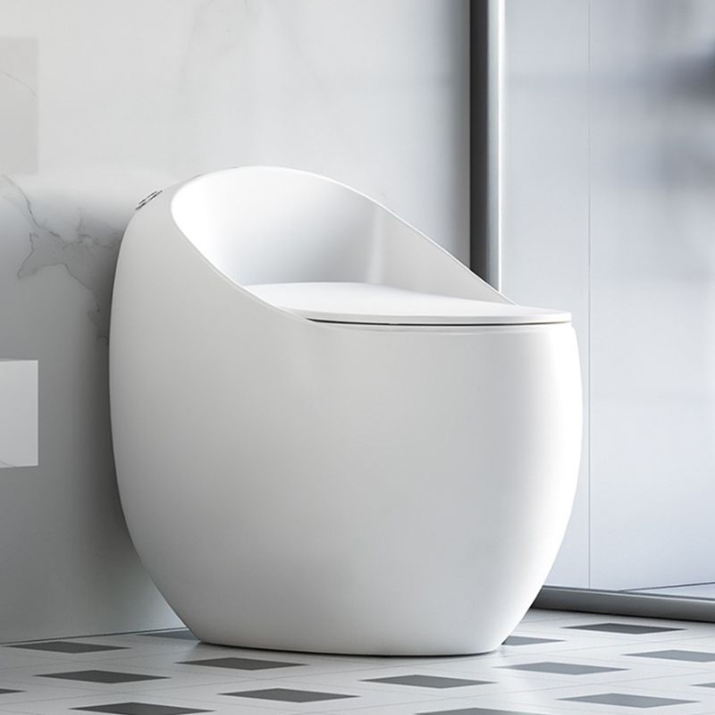 Contemporary 1 Piece Flush Toilet Floor Mounted Toilet Bowl for Bathroom