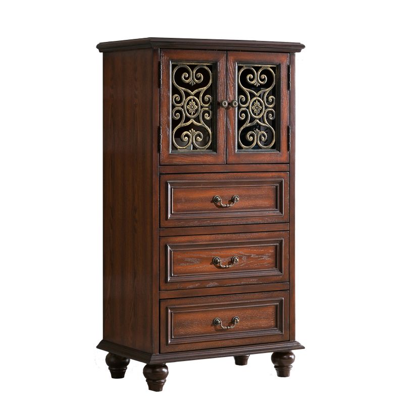 15.6-inch Width Solid Wood Storage Chest Traditional Dresser