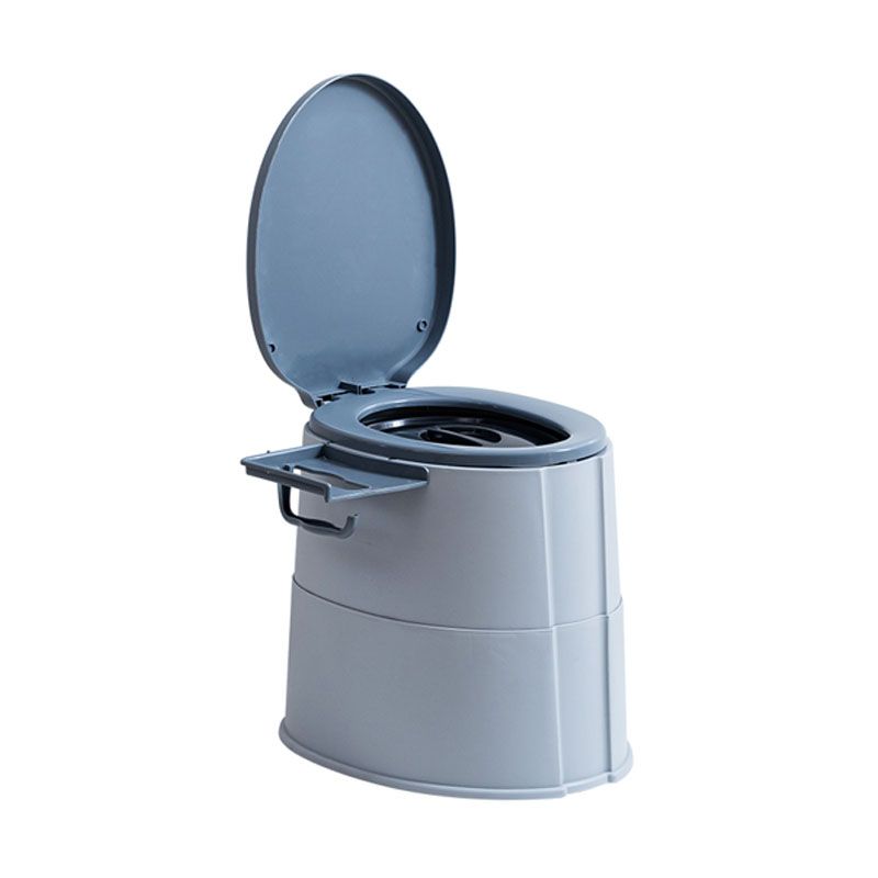 Modern Flush Toilet Plastic Round Floor Mount Toilet Bowl for Bathroom