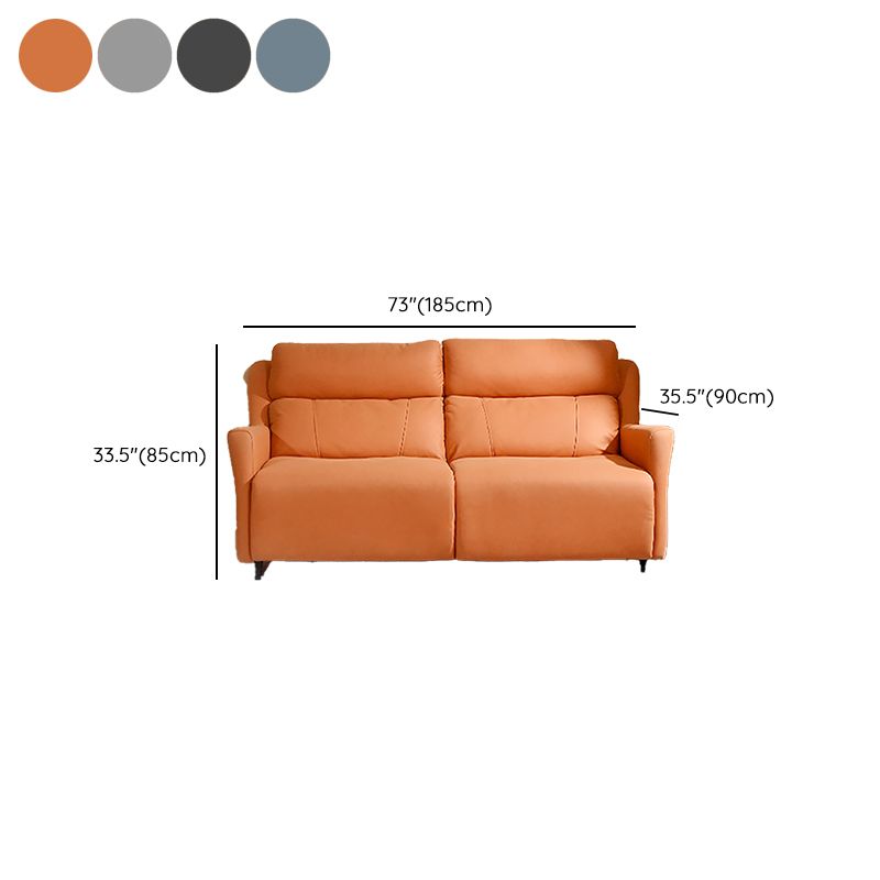 Scandinavian Sleeper Sofa Faux Leather Futon Sleeper Sofa Bed