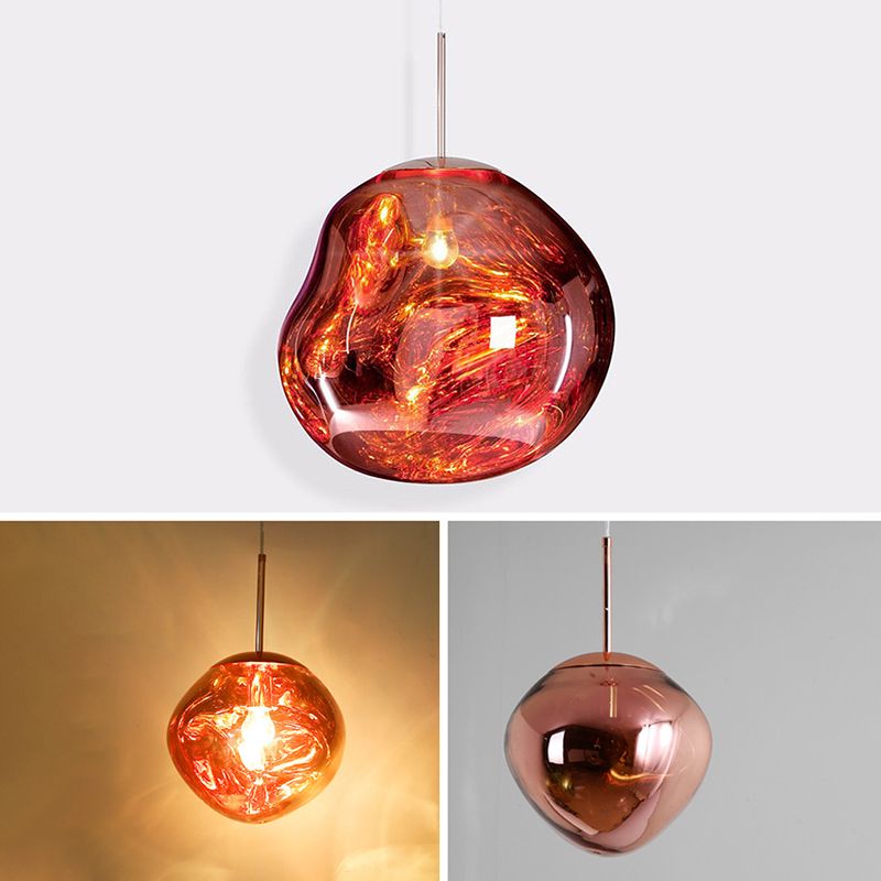 1 pendentif en verre léger Louteurs de plafond modernes pendants suspendus pour la salle à manger