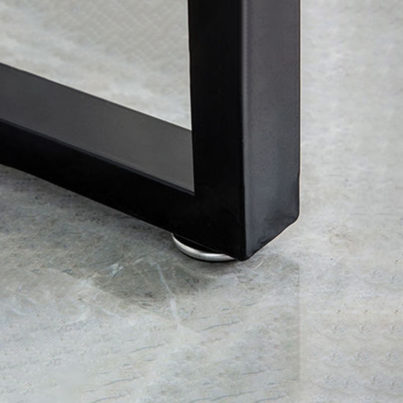 Faux Marble Counter Dining Table Contemporary Metal Base Counter Wine Table