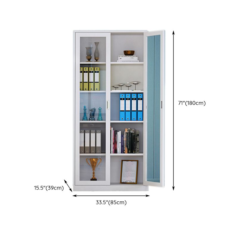 Glass File Cabinet Contemporary Storage Shelves Locking File Cabinet