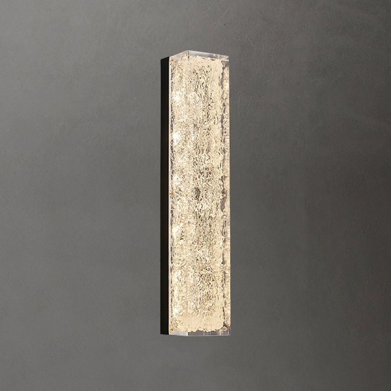 Modern Style Geometry Shape Wall Sconce Metal 1 Light Sconce Lighting for Living Room