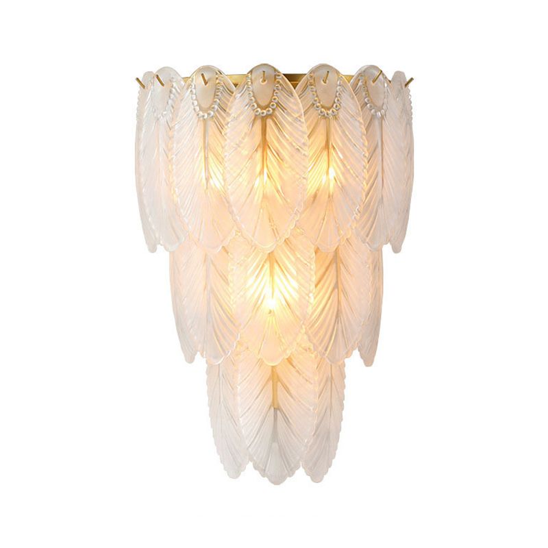 Geometric Sconce Light Fixture Modern Crystal Wall Light for Bedroom