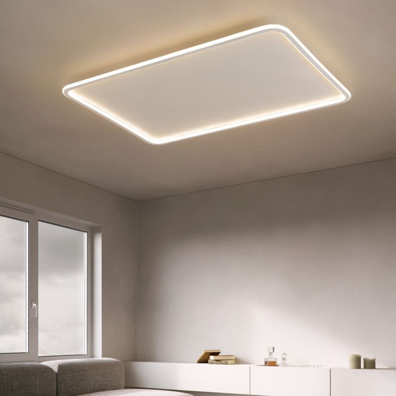Geometric Flush Mount Fixture Contemporary Metal Flush Light for Living Room