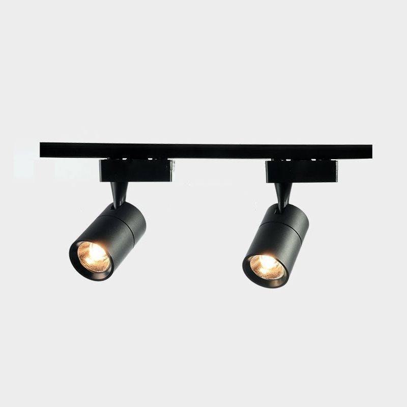 Plafonnier LED sur Rail de forme cylindrique, montage encastré en aluminium de Style Simple et moderne pour le salon