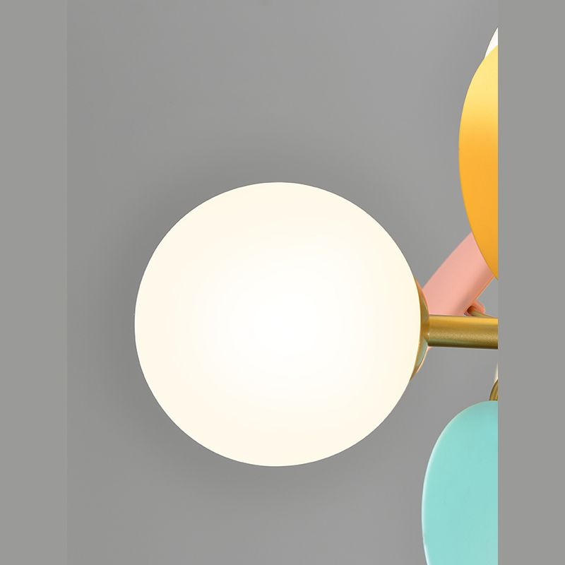 Bubbles Bedroom Ceiling Pendant Light Metal Nordic Style Chandelier Light Fixture