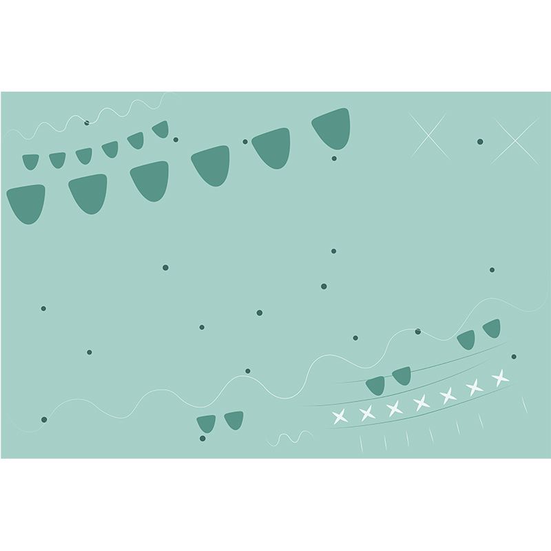 Modern Illustration Mural Wallpaper Geometry Decoration Indoor Wall Mural