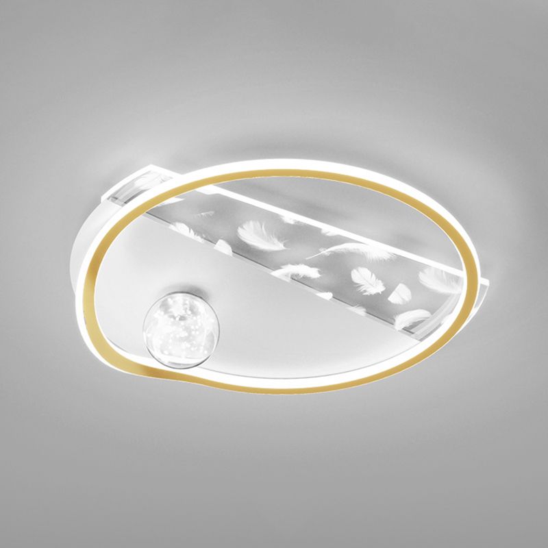 Lignes LED plafonnier style moderne encastré pour salon salle à manger
