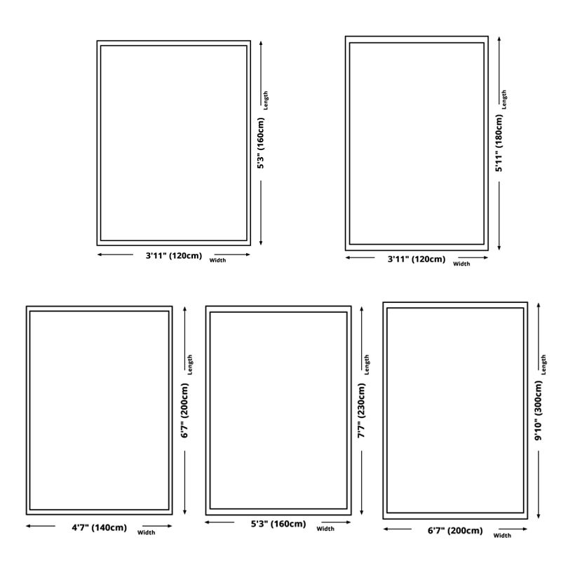 Trendy Houndstooth Print Rug Polyester Carpet Stain Resistant Indoor Rug for Home Decoration