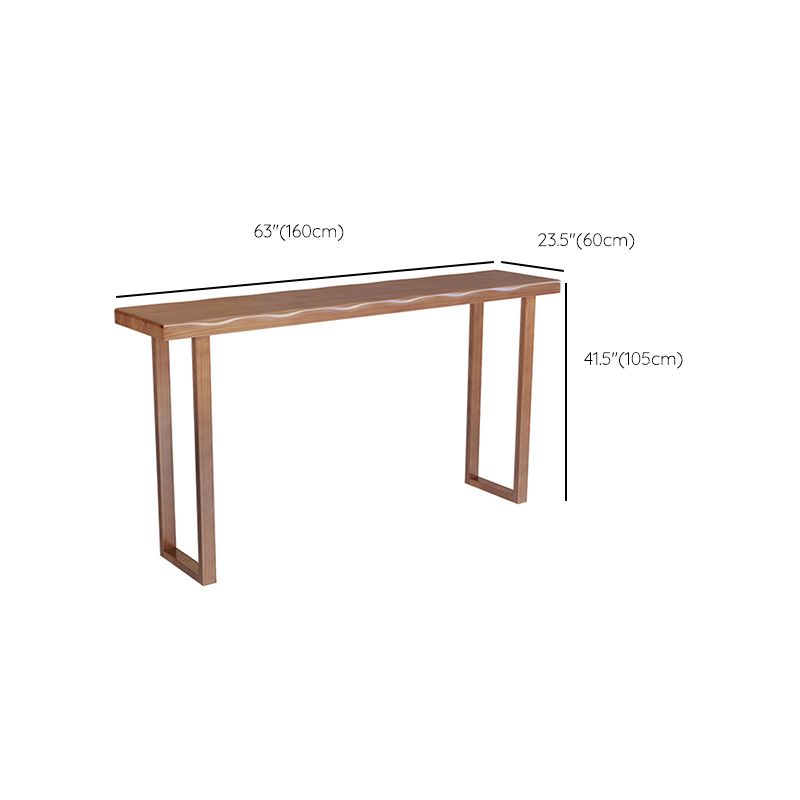 Contemporary Rectangle Pub Dining Set 1/4/7 Pieces Pine Solid Wood Counter Set