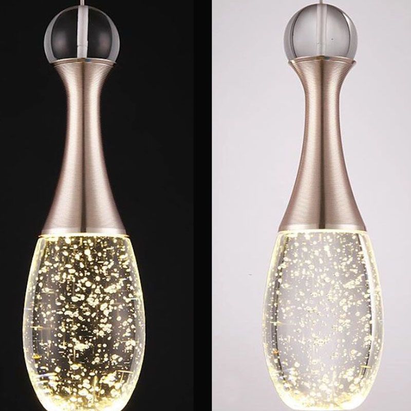 Minimalist Style Teardrop Cluster Anhänger Licht, Metall Multi -Anhänger Deckenleuchte