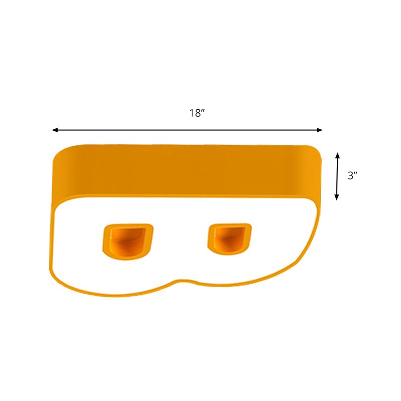 Kids Letter LED Ceiling Mount Light Acrylic Candy Colored Flush Light for Kindergarten