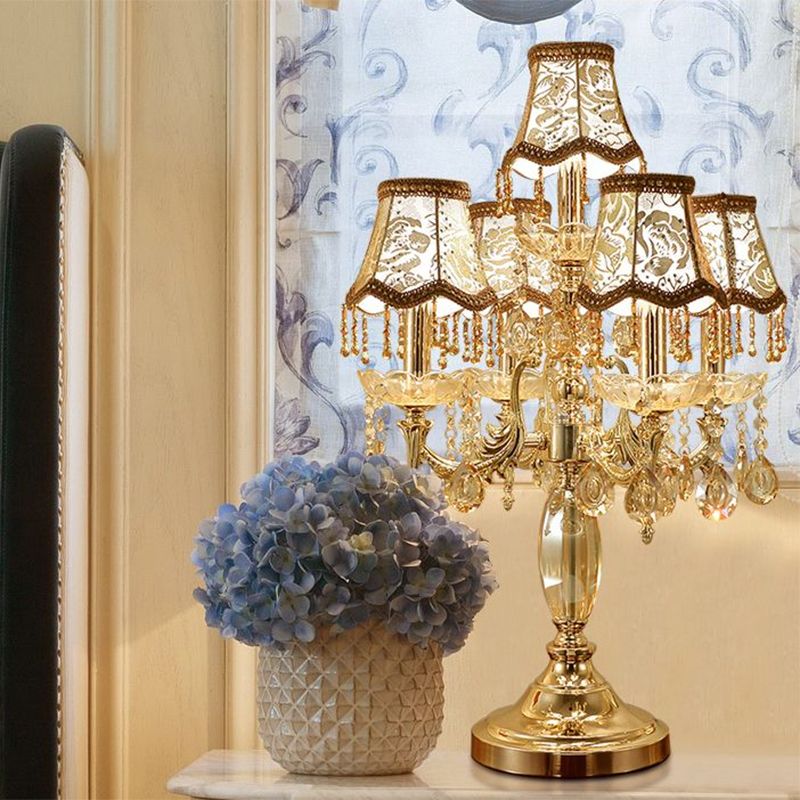 5 têtes lampe de chevet de bougie à tête