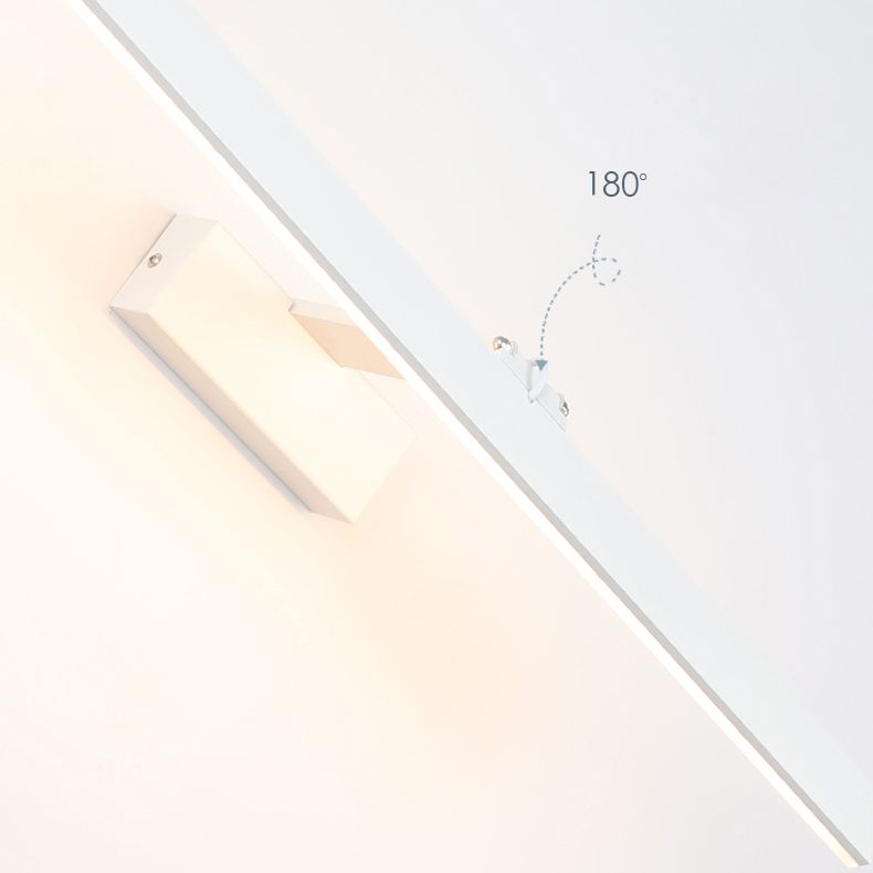Modern Minimalist Style Ultra-thin Vanity Wall Light Fixtures Aluminum Wall Mounted Vanity Lights for Bathroom