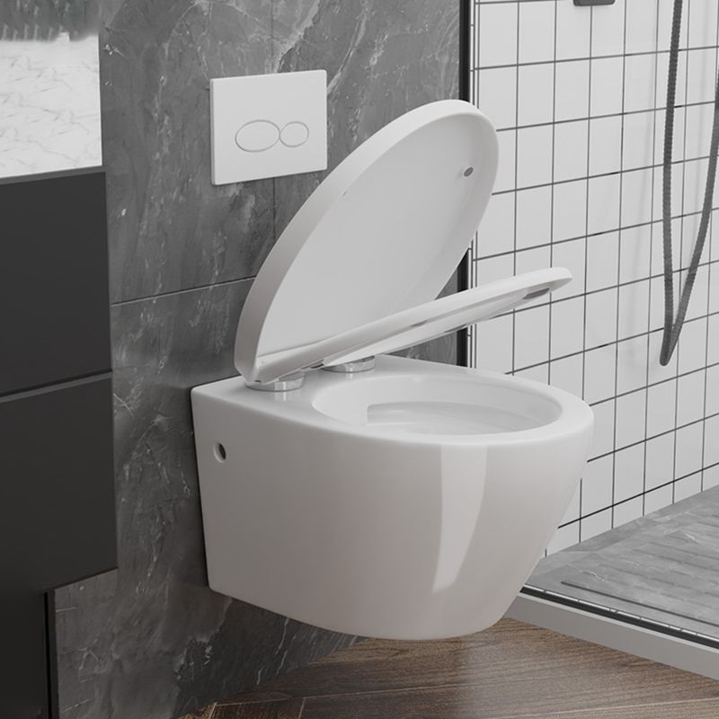 Modern Wall Mount Toilet Bowl One-Piece Urine Toilet for Washroom