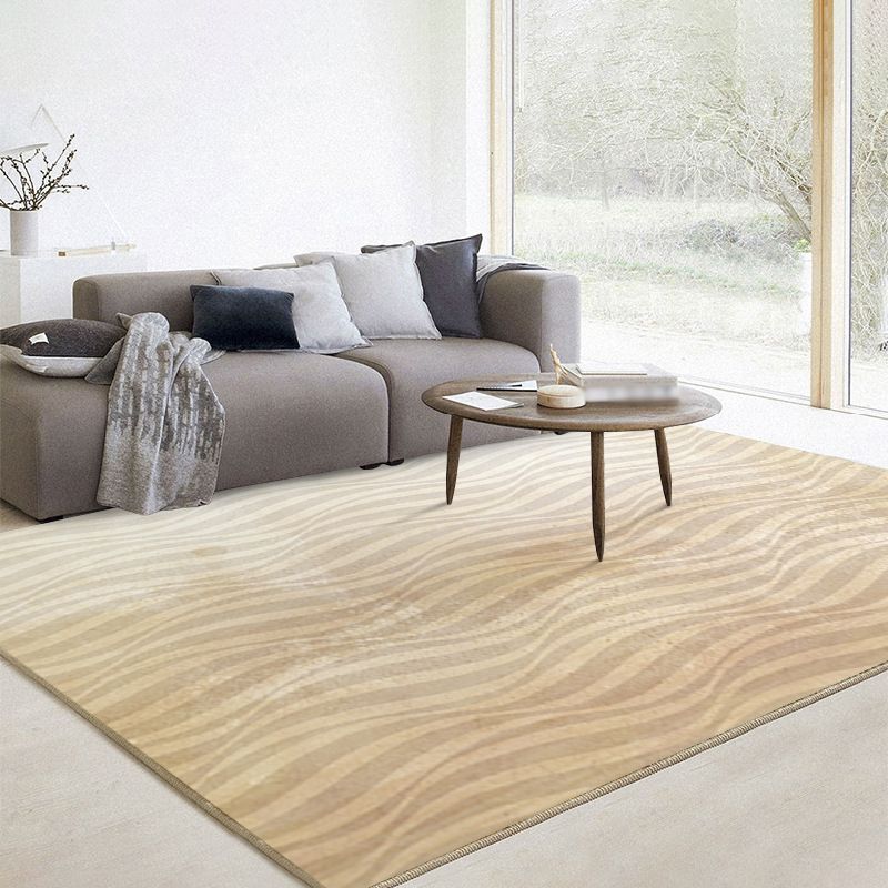 Tapis moderne wabi-sabi simple tapis de tapis simple polyester le tapis de support non glissant pour la décoration intérieure