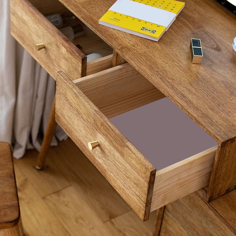 Traditions With Drawer Bedroom Mirror Solid Wood Vanity Dressing Table