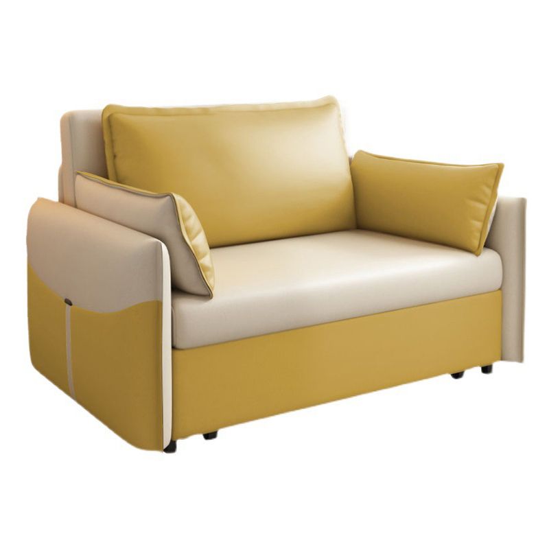 31" Wide Scandinavian Futon Sofa Bed Folding Futon Sleeper Sofa