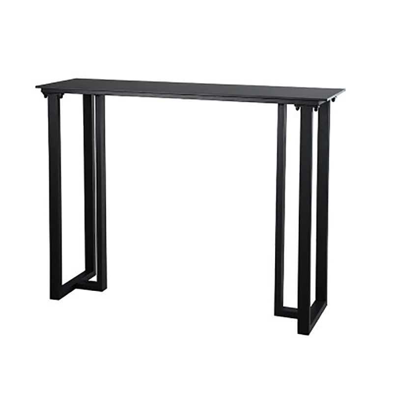 Industrial Bar Height Table Stone Top Bistro Bar Table for Patio Use