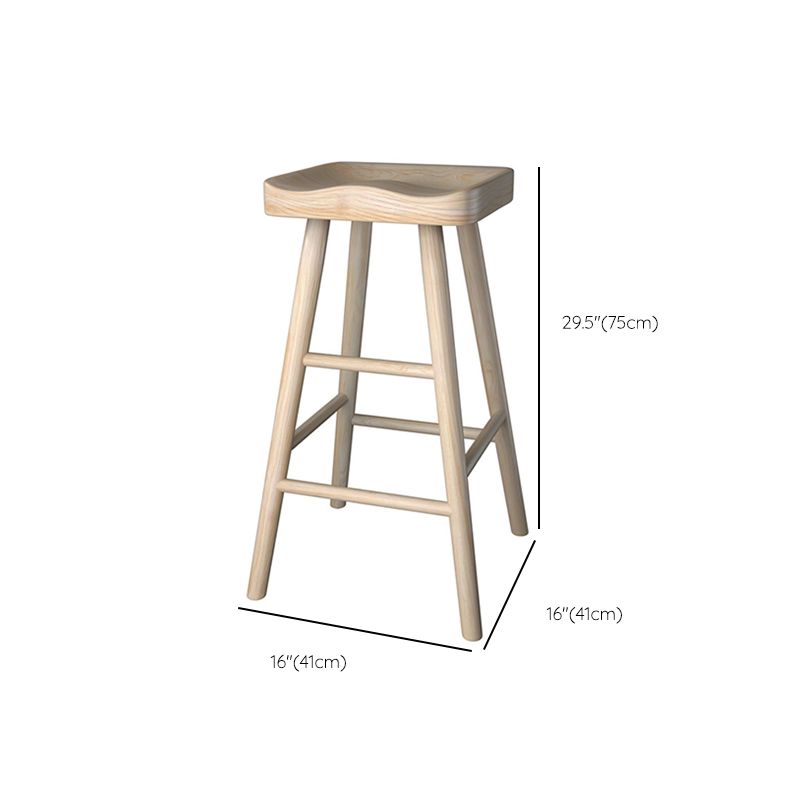 Modern Bar Table Set 1/2/5 Pieces Wooden Bar Table with High Wood Stools