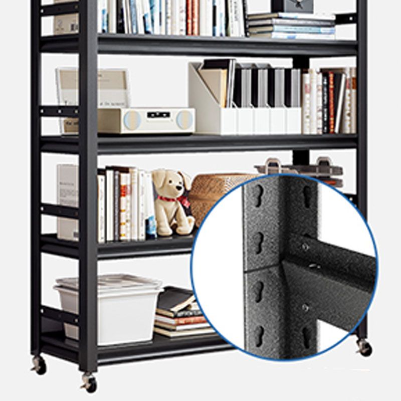 Etagere Shelf Bookcase Contemporary Steel Book Shelf for Study Room