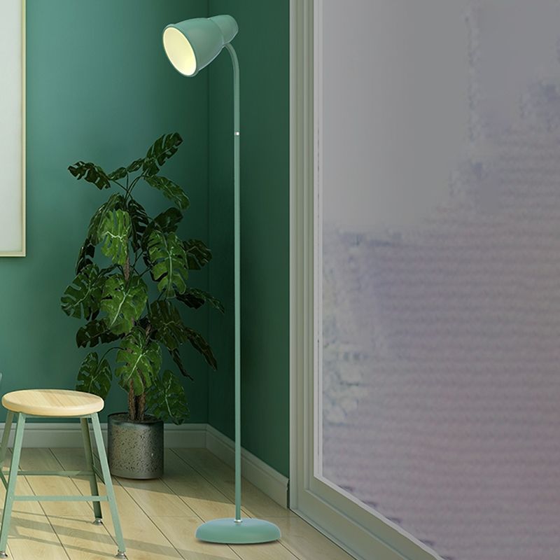 Geometric Metal Floor Light Modern Style 1 Light Floor Light Fixtures