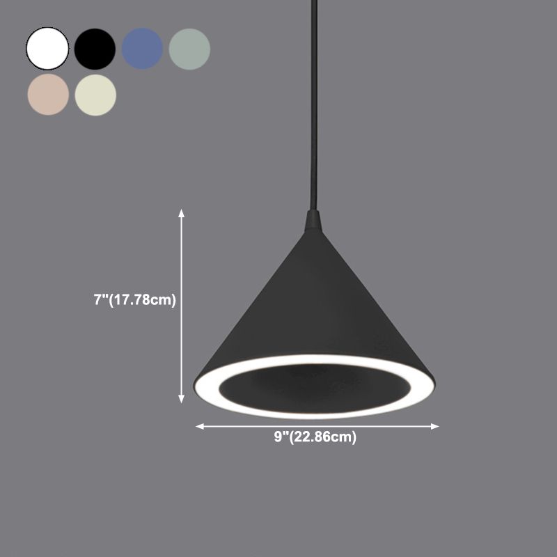 1 Light Cone sospeso a sospensione Modern Macaron in stile Macaron Impiccagione per il ristorante