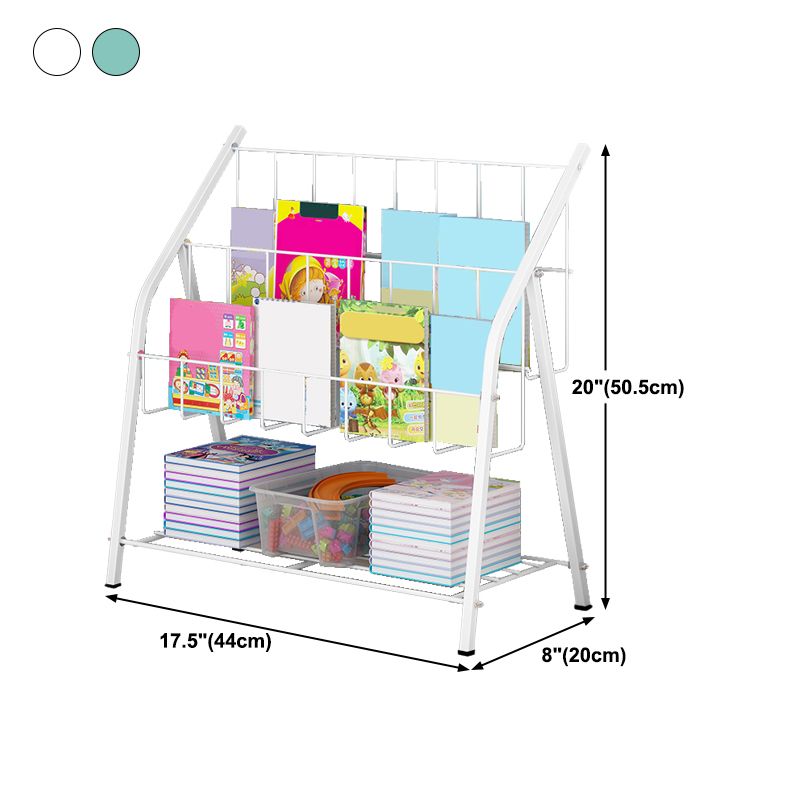Contemporary Style Bookcase Closed Back Bookshelf for Home Office and Study Room