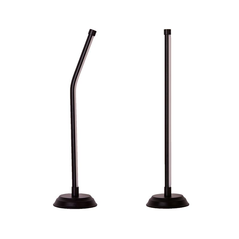 Metallic Rod Shaped Table Lamp Nordic Style Integrated LED Nightstand Light