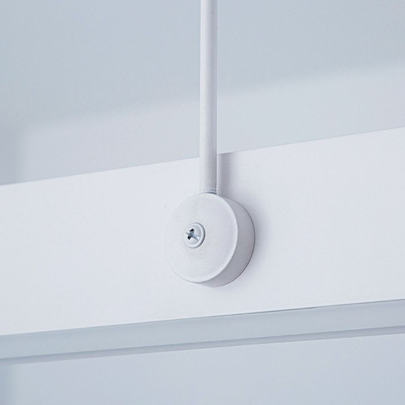 Posto de lámpara LED de aluminio en capas moderna para sala de estar para sala de estar