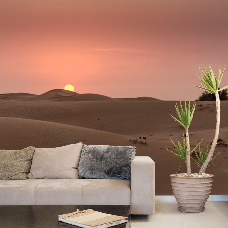 Desert Mural for Living Room Bedroom, Water Resistant, Customized Size