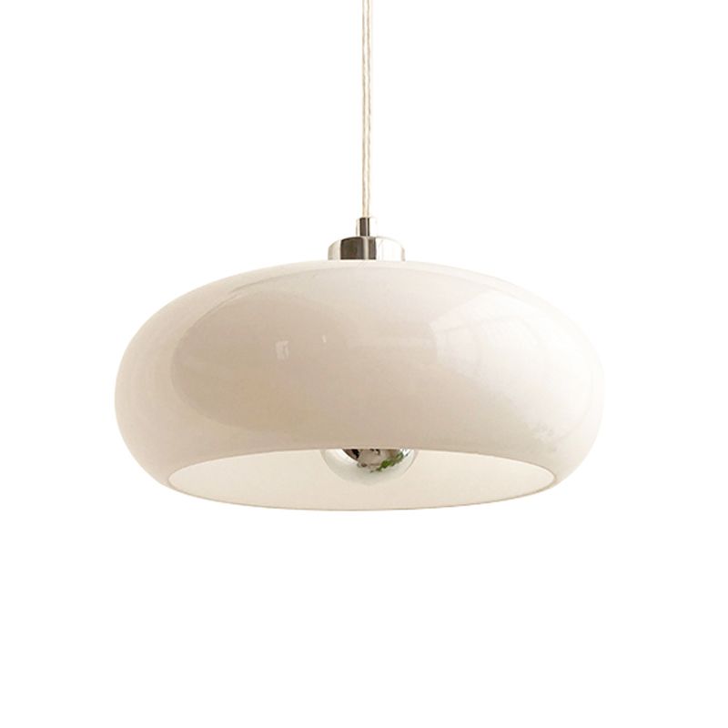 Pendentif tambour pendant suspension de la chambre en verre suspension de style moderne