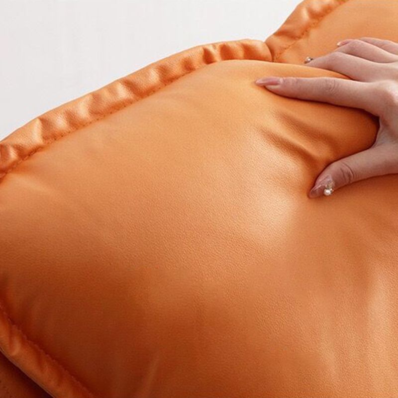 Contemporary Rocking Chair Cotton Upholstered Tufted Wing Chair Back Baby Rocking Chair