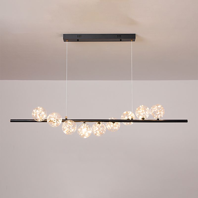 Modern Globe Island Chandelier Lights Glass Chandelier Lighting Fixtures