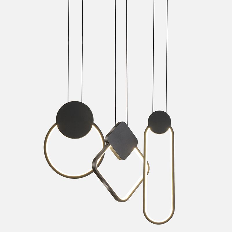 Geometrische Anhängerbeleuchtung moderne Anhängerbeleuchtung mit Acrylschatten