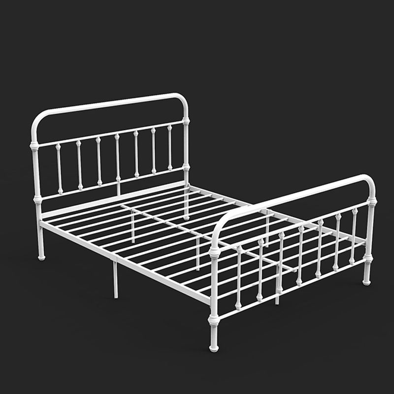 Modernism Open-Frame Bed with Headboard 47.24" Metal Bed Frame