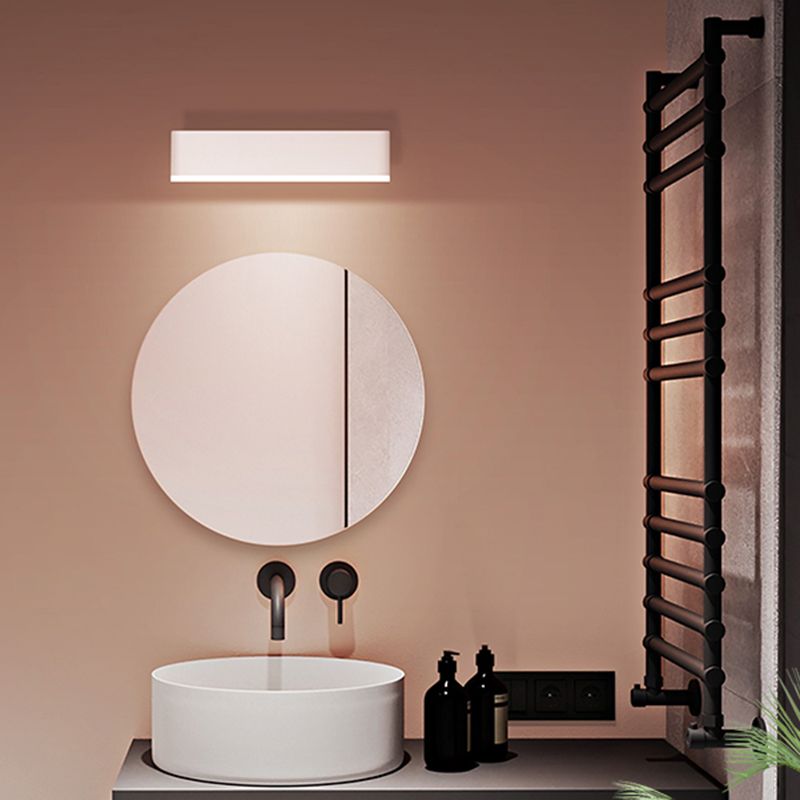 Modern Style Rectangle Shape Wall Sconce Metal 1 Light Wall Lighting for Bedroom