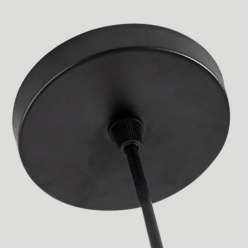 Japanese Style Bamboo Chandelier 1 Light Hanging Pendant Lights Hat Shape Handmade Cardboard Shade Kitchen Lamp