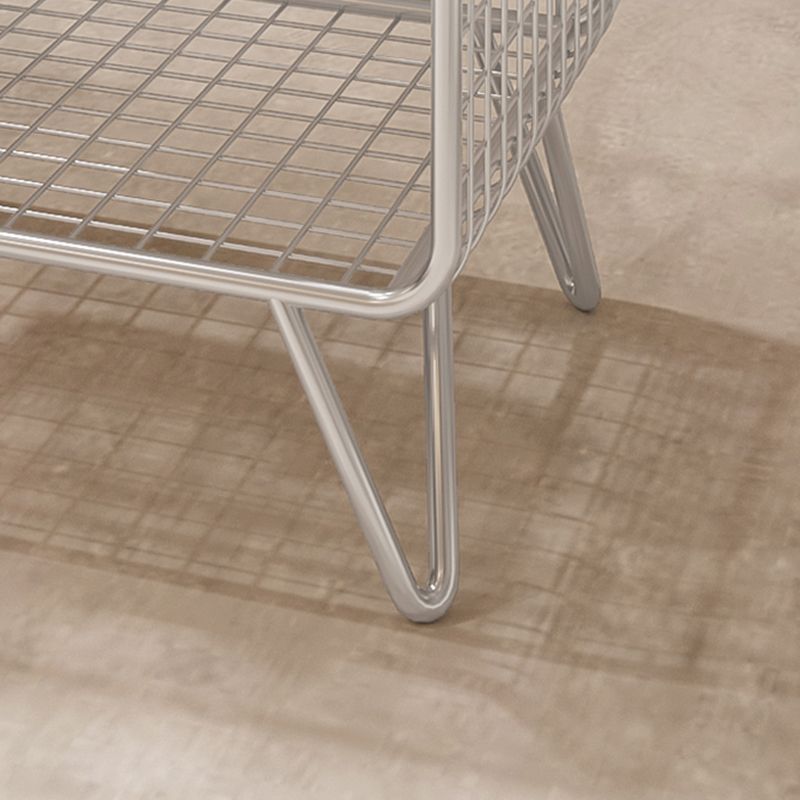 Industrial Standard Bookcase Contemporary Metal Closed Back Bookcase