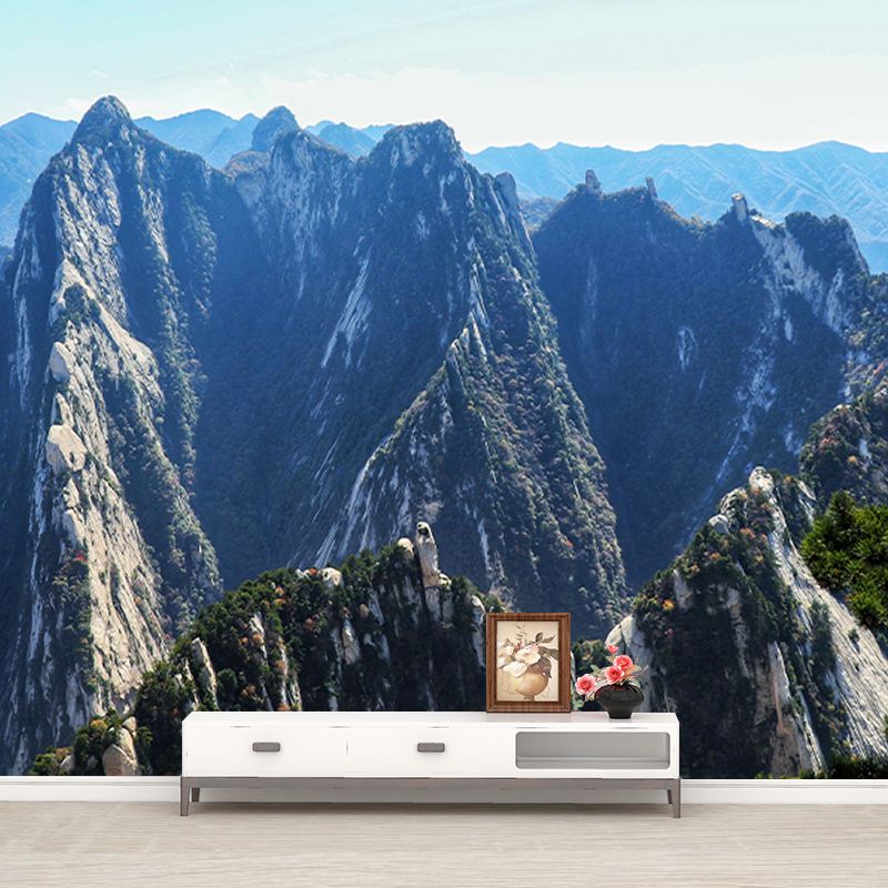 Photography Decorative Wall Mural Mountain Stain Resistant Decorative Wallpaper