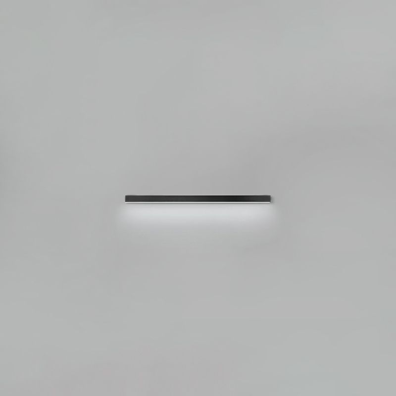 Luz de pared de metal de forma lineal Estilo moderno de 1 luces Luz de pared de 1 luces